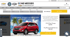 Desktop Screenshot of genemesserchevrolet.com